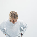 ES16 Classic Sweat Raw - Ljusgrå