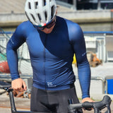 Maillot ciclista manga larga ES16 Pro Temps. Azul