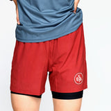 Pantalones cortos de rendimiento ES16 rojos