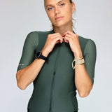 Maillot ciclista ES16 Supremo. verde pino