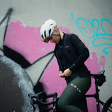 Forro polar de ciclismo de manga larga ES16 Supreme. Azul oscuro