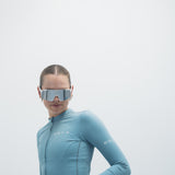 Gafas de ciclismo ES16 Enzo. Blanco con lente plateada.