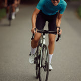 Maillot ciclista ES16 Stripes Azul claro - Mujer