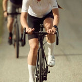 Maillot Ciclista ES16 Rayas Blanco - Mujer