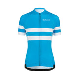Maillot ciclista ES16 Elite Stripes - Rayas azul claro. Mujer