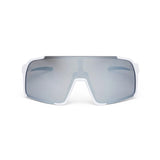 Gafas de ciclismo ES16 Enzo. Blanco con lente plateada.