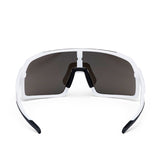 Gafas de ciclismo ES16 Enzo. Blanco con lente plateada.