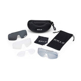 Gafas de ciclismo ES16 Enzo. Blanco con lente plateada.