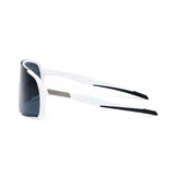 Gafas de ciclismo ES16 Enzo. Color blanco con lente polarizada gris.
