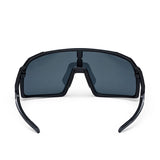 Gafas de ciclismo ES16 Enzo. Color negro con lente polarizada gris.