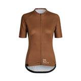 Maillot Ciclista ES16 Stripes Marrón - Mujer