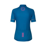 ES16 Maillot Ciclista Mujer Elite "Bite The Dust" azul