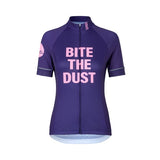 Maillot ciclista ES16 Elite "Bite The Dust" Morado. Mujer